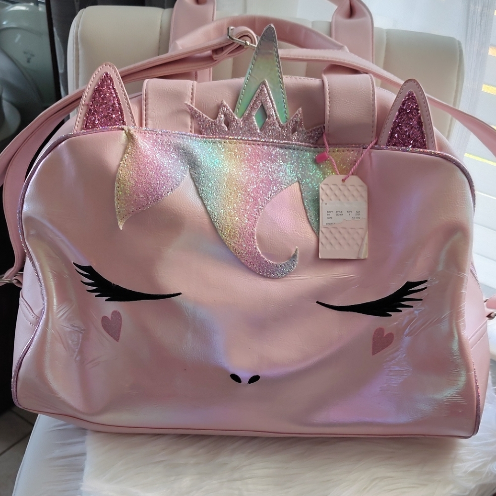 Enchanting Pink Unicorn Kids Backpack
